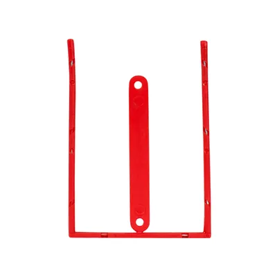 Imagen del producto de ELBA, sujetador para agrupar cables, modelo 100421094, 80 mm, color rojo, 100 unidades por paquete.