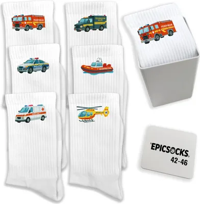Produktbild von epicsocks Einsatzkräfte Socken in 42-46 im
