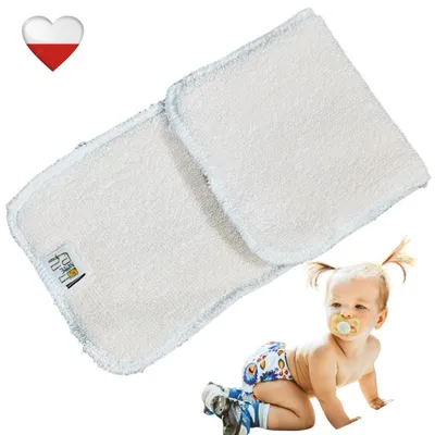 Obrázek produktu pro NappiMe, modré bambusové savé vložky, velikost M, 12,5 x 34 cm, vložky do plen