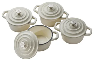 Produktbild von Chef Cuisine Gusseiserne Mini Cocotte, 4er Set