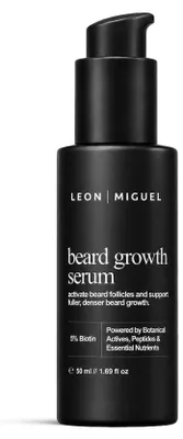 Immagine prodotto di Siero per la crescita della barba per uomini, con biotina e ginseng, 50 ml