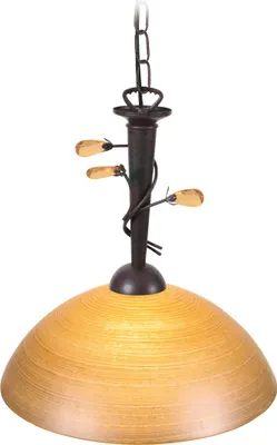 Produktbild von Näve 770598 Glaspendelleuchte ; Farbe: Braun / Orange