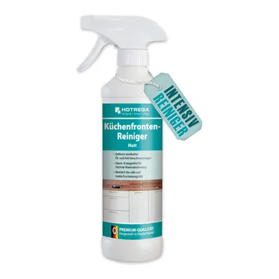 Produktbild von HOTREGA Küchenfronten Reiniger Matt 500 ml | Für matte Küchenfronten & empfindliche Oberflächen | Entfernt Fingerabdrücke & Alltagsschmutz