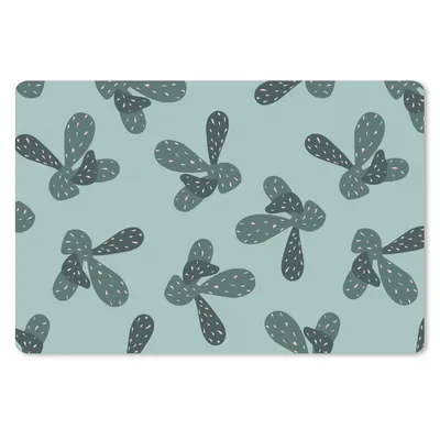 Produktbild von MuchoWow® Schreibtischunterlage Sommer - Kakteen - Pastell 60x40 cm - XXL Mauspad - Großes Mauspad