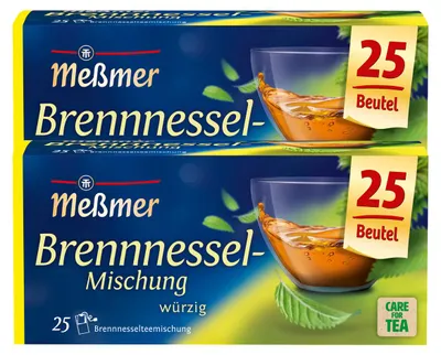 Produktbild von Meßmer Brennnessel Mischung fein und würzig Kräutertee 50g 2er Pack
