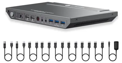 Produktbild von KVM-Switch für 2 Computer, 2 Monitore, DisplayPort, 8K@60Hz