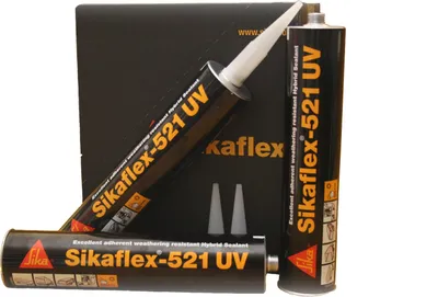 Produktbild von Sikaflex-521 UV schwarz 300ml Kartusche