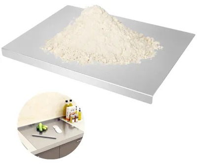 Image de Solidchoice - Planche à découper en acier inoxydable, 40 x 50 cm, pour la cuisine