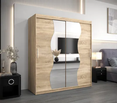 Produktbild von MINIO Kleiderschränk 180 cm MADRYT Sonoma Eiche