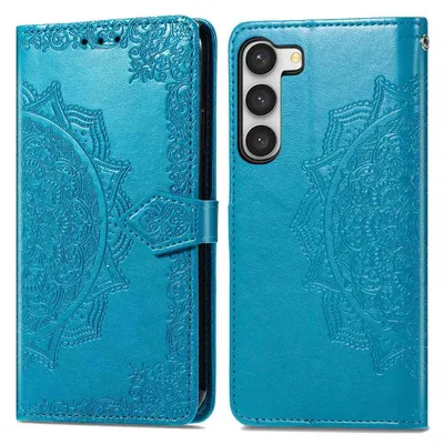 Imagen del producto de Funda libro Mandala para Samsung Galaxy S23 - Turquoise