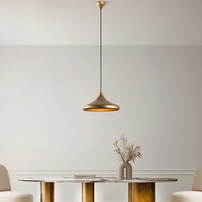 Immagine prodotto di Opviq, Eysan - 210, lampadario, oro, corpo in metallo, 35 x 35 x 27 - 126 cm