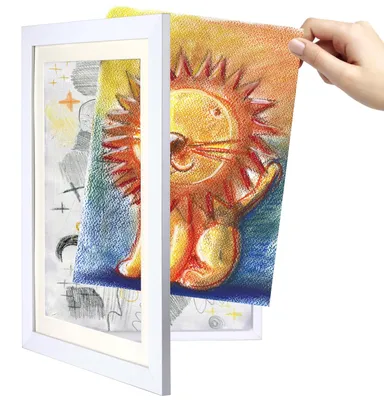 Kunstfotolijst für Kinderzeichnungen, A4, 50-150 Fotos, Acryl