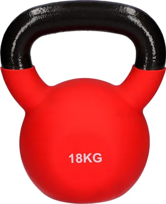 Image de Haltère kettlebell YellowKETTLEBELL - rouge, 18 kg