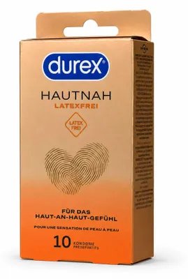 Zdjęcie produktu dla Durex 3307585, Prezerwatywa dla mężczyzn, Płynny, Przezroczysty, Poliizopren, Regularny, 56 mm
