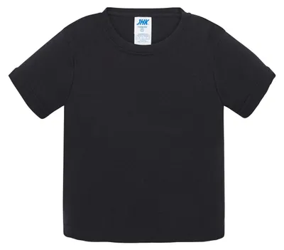 Produktbild von JHK - T-Shirt für Baby, Rundhalsausschnitt LT4360 (80) (Schwarz)