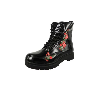Produktbild von British Knights Damen Elegante Stiefelette Blake Lack B50-3604 Schwarz