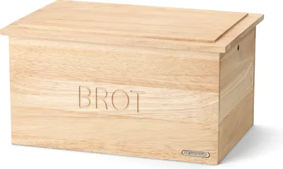 Zdjęcie produktu dla CONTINENTA Brotkasten, Gummibaum 34,5x23x19 cm 3141 4017167314105