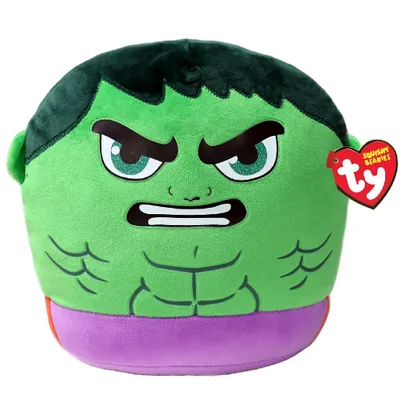 Produktbild von Ty Marvel Hulk Kuscheltier Squish a Boo 31 cm Plüschspielzeug