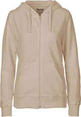 Produktbild von Neutral O83301 | Ladies Zip Hoodie - Farbe: Sand - Größe: S