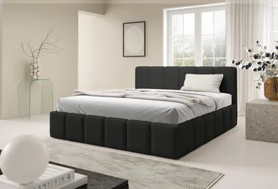 Obrázek produktu pro DEKORI INTERIORS KALLA Slim čalouněná postel 180x200 cm s ložním prádlem - QUELLE 100