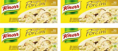 Produktbild von KnorrFunghi Porcini Bouillon-Würfel, Porcini Pilze, 10 Stück, je 10 g, 4 Stück