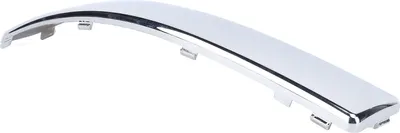 Productafbeelding van Achterste onderbumperbekleding, chroom, stijlvolle uitstraling, lichtbestendige afdeklat voor Fiat 500, modeljaren 2007 tot 2015, linker passagierszijde: 735455057