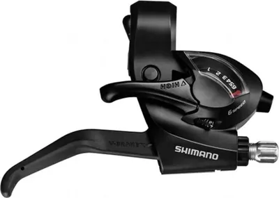 Produktbild von Shimano ST-EF41 – Brems- und Schalthebel rechts schwarz (6) ESTEF41R6AL