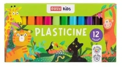 Produktbild von Schulknetmasse, 12 Farben, EASY – Easy Stationery