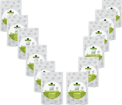 Produktbild von 1x100ml - Lamm Schecker Futterzusatz - Knochenbrühe für Hunde aus Markknochen