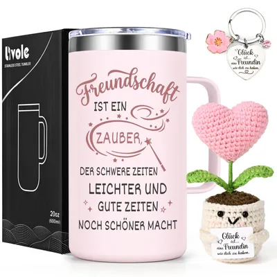 Kaffeetasse 600 ml – Freundschaftsbecher, Geschenk für beste Freundin