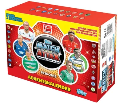 Produktbild von Match Attax - Saison 2016-2017 - Adventskalender
