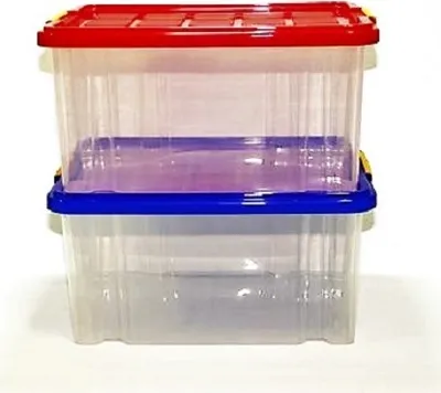 Produktbild von Box mittel mit Deckel 40 x 30 x 20 cm 16 Liter - diverse Farben - 1 Stück