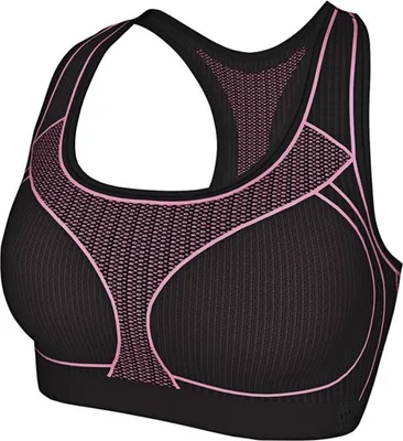Produktbild von Damen Fitness-Seamless-Sport-Bustier - Fitness Schwarz, S 36/38 (Farbe: Fitness Schwarz, Größe: S 36/38)