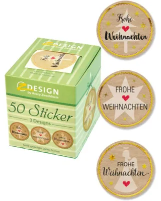 Imagen del producto de AVERY Zweckform 56827 ZDesign Weihnachts-Sticker auf Rolle