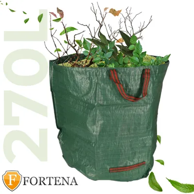 Produktbild von Gartenabfallsack 272L großer, faltbar, Set Gartenkorb, Gartenabfalleimer
