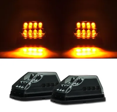 Für Mercedes G-Klasse W463 1989-2012 2x LED Frontblinker Blinker Schwarz Smoke in der Farbe Schwarz von Goingfast
