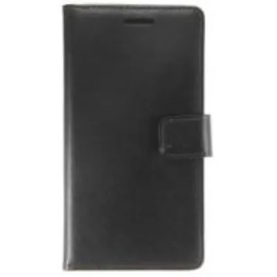 Produktbild von Leder Handyhülle für Samsung Galaxy S6 Edge Plus Schwarz 4250710564811