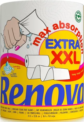 Image de Essuie-tout Renova Xxl Absorption Xxl Longue Durée - Neutrex