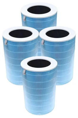 Produktbild von vhbw 4x Luftilter kompatibel mit Xiaomi Mi Air Purifier Pro H Luftreiniger - Kombifilter Vorfilter + EPA + Aktivkohle