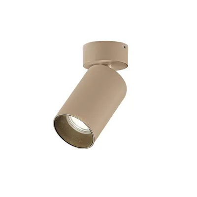 Produktbild von Arcchio Strahler Brinja, braun, rund, 13 cm hoch, Ø 6 cm
