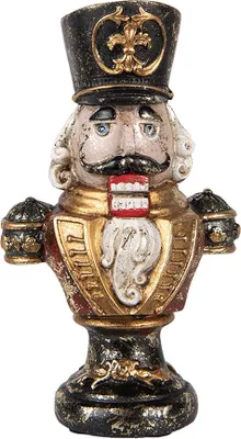 Immagine prodotto di Clayre & Eef decorazione natalizia figura schiaccianoci 9x6x15 cm plastica rossa