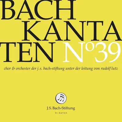 Productafbeelding van J.S. Bach-Stichting/Lutz, R: Cantates, nummer 39