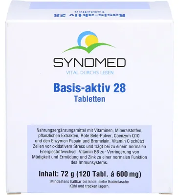 Obrázek produktu pro SYNOMED Basis-aktiv 28 tablet, 120 tablet