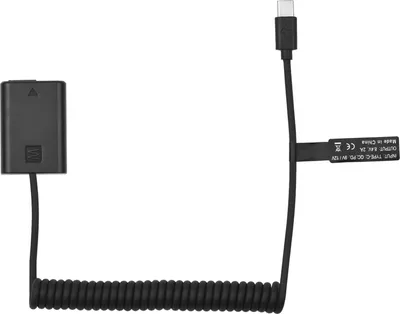 Produktbild von Andoer NP-FW50 Dummy-Akku USB-C-Koppler-Adapter mit USB-Typ-C-Federstromkabel Ersatz fuer Sony Alpha A5000 A5100 A6000 A6300 A6400 A6500 A7II A7RII A7SII A7 A7S A7R RX10 II III IV NEX