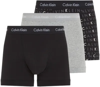 Produktbild von Calvin Klein Herren 3 Packungsstämme, Mehrfarbig L