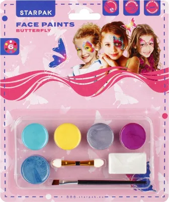 Image de Starpak Couleurs De Maquillage 6 Couleurs Papillon