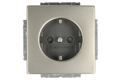 Produktbild von Busch-Jaeger 2013-0-5276, CEE 7/3, 2P+E, Silber, 250 V, 16 A, 41 mm