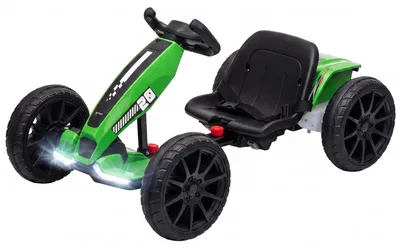 Produktbild von AIYAPLAY Elektro Go-Kart für Kinder 12V Gokart 2 Motoren 4-fach verstellbar Sitz