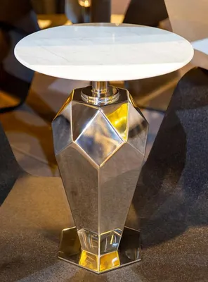 Produktbild von Beistelltisch Designs Möbel Wohnzimmer Beistelltisch Edelstahl Tisch Neu