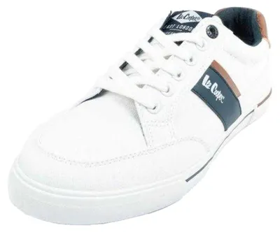 Obrázok produktu pre Lee Cooper – kontrastné tenisky pre pánov, na šnúrky PP11557 (44 EU) (biele)